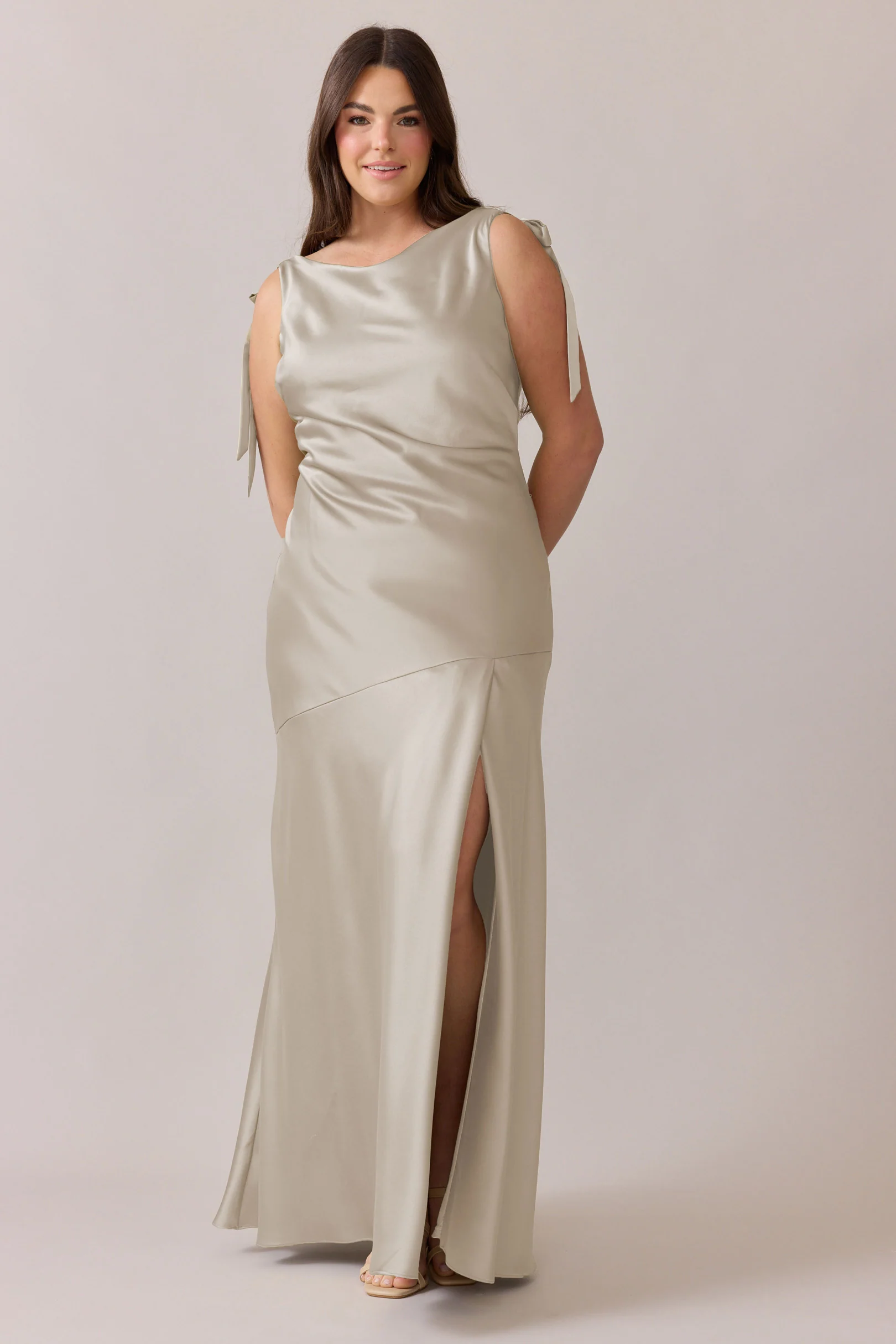 Aaliyah Satin Dress | Made To Order - Image 60