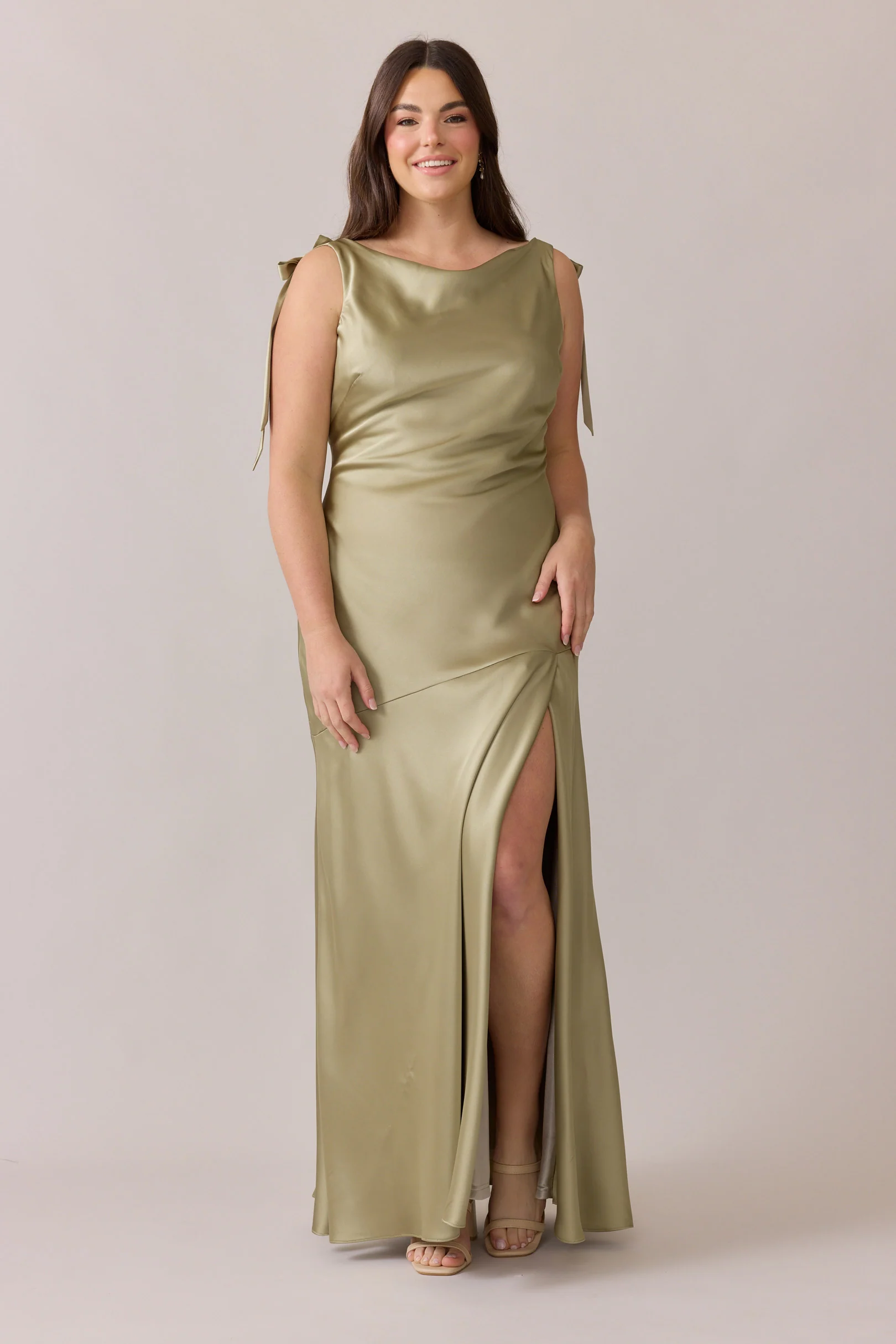 Aaliyah Satin Dress | Made To Order - Image 64