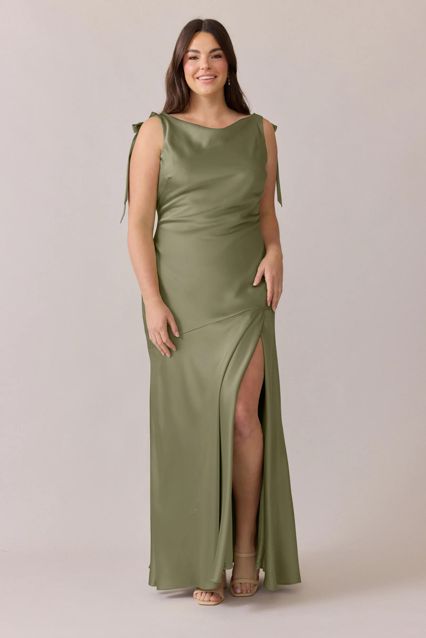 Aaliyah Satin Dress | Made To Order - Image 92