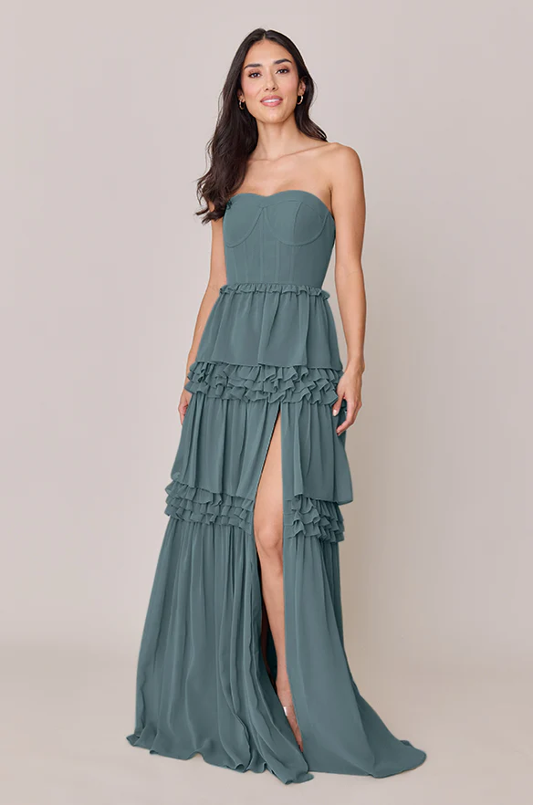 Adeline Chiffon Dress | Made To Order - Image 39