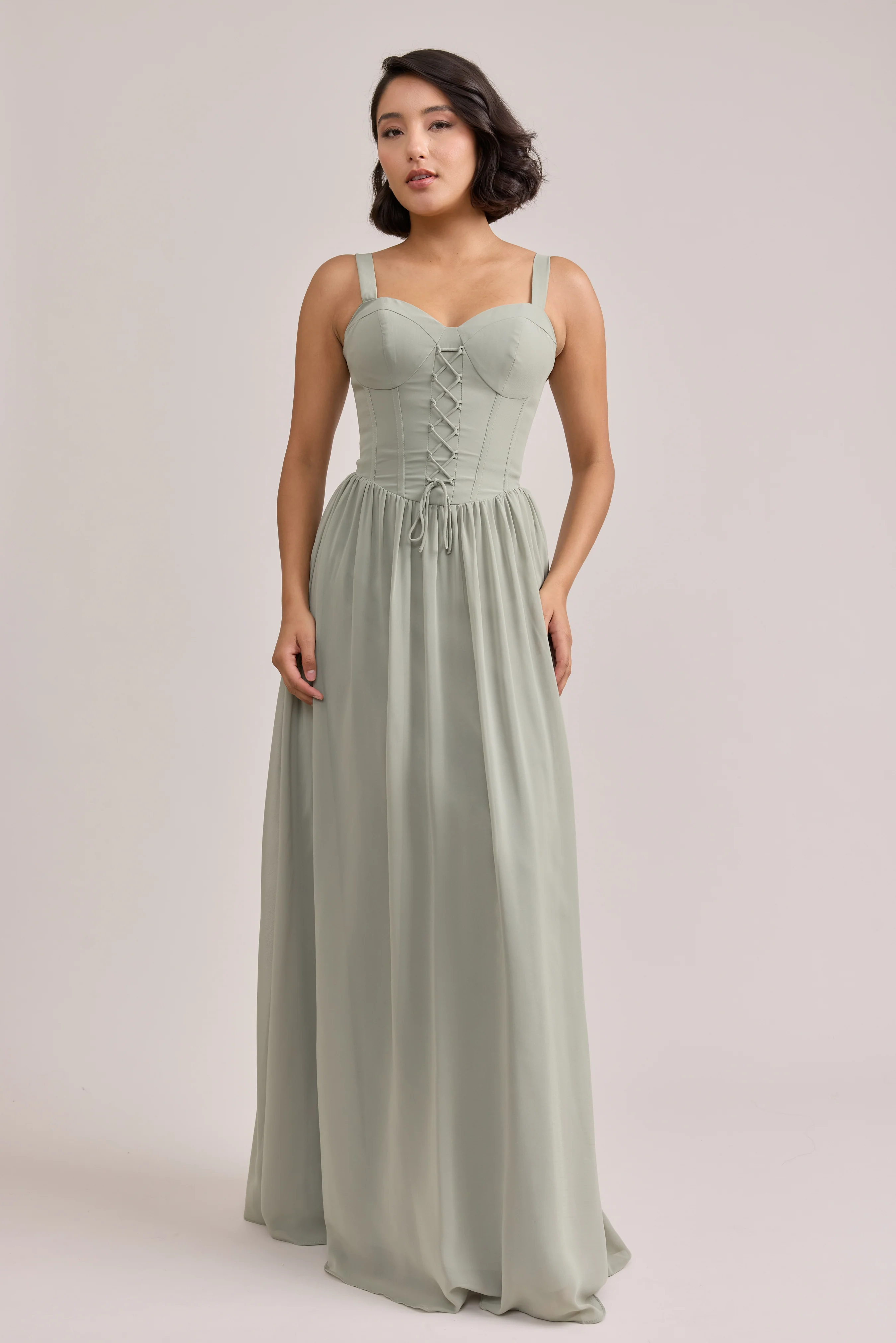 Alena Chiffon Dress | Made To Order - Image 133