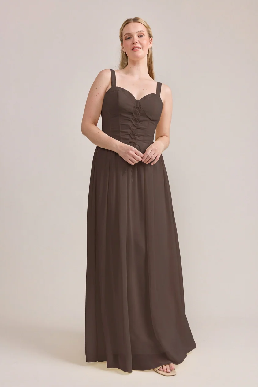 Alena Chiffon Dress | Made To Order - Image 175