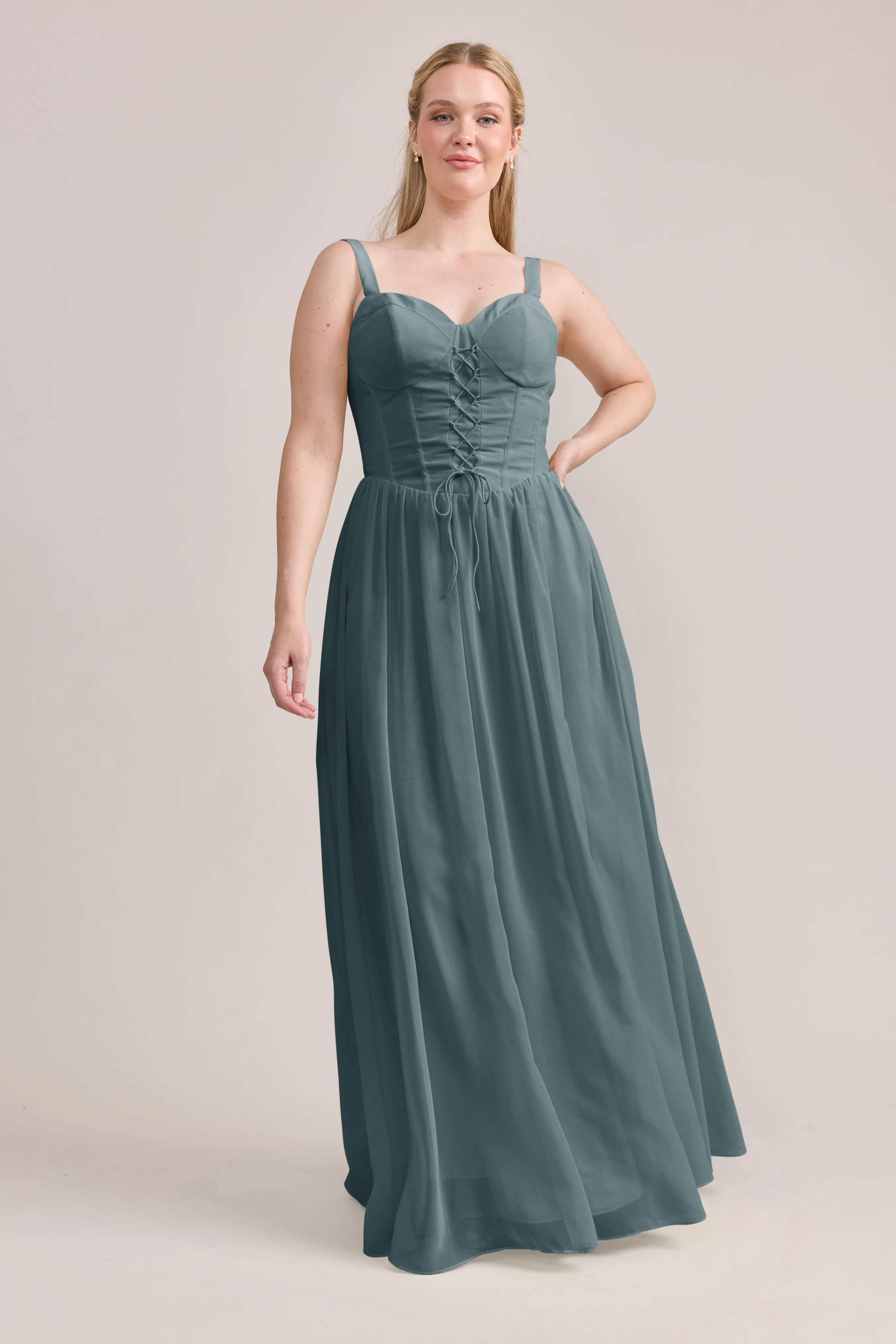 Alena Chiffon Dress | Made To Order - Image 45