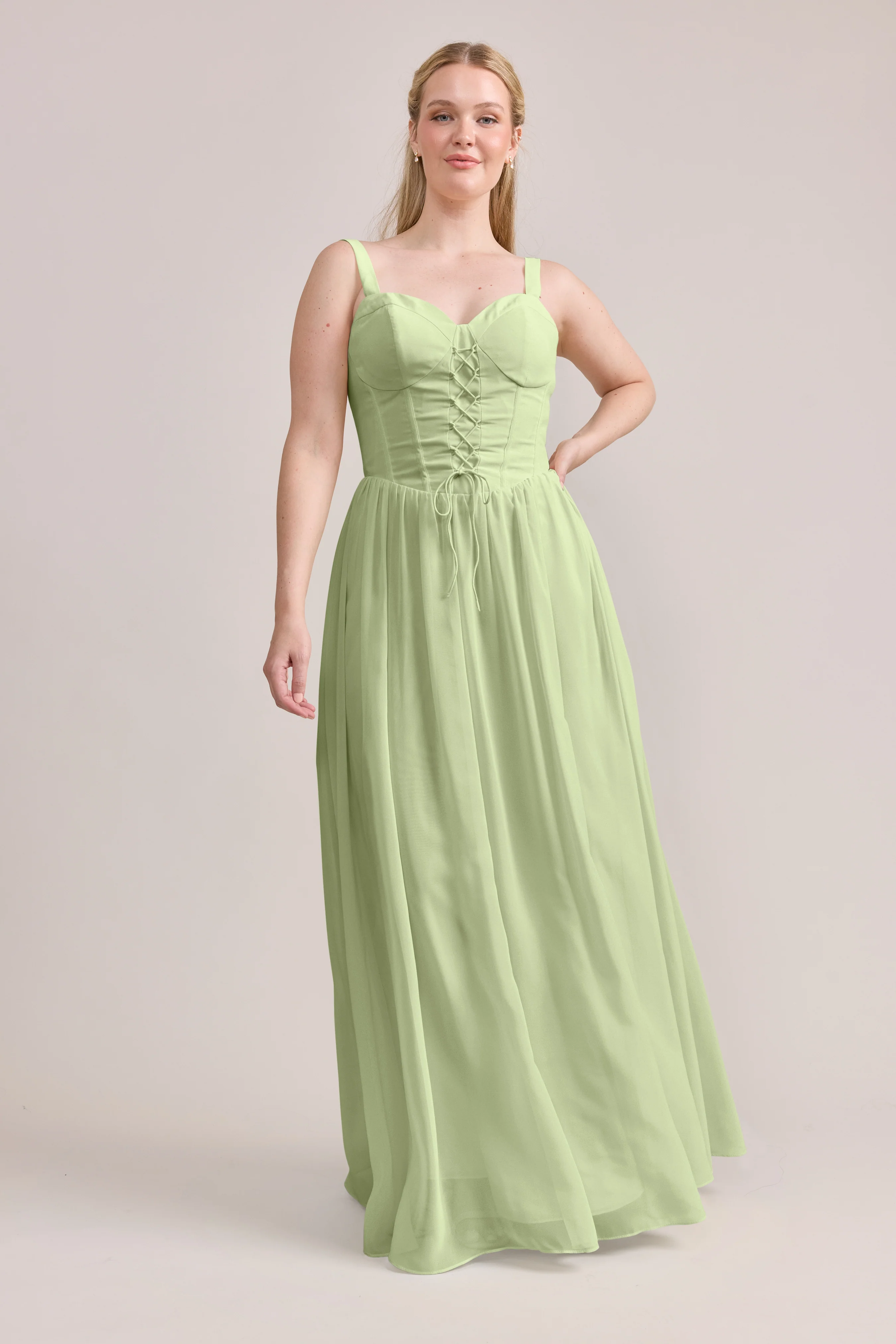 Alena Chiffon Dress | Made To Order - Image 75