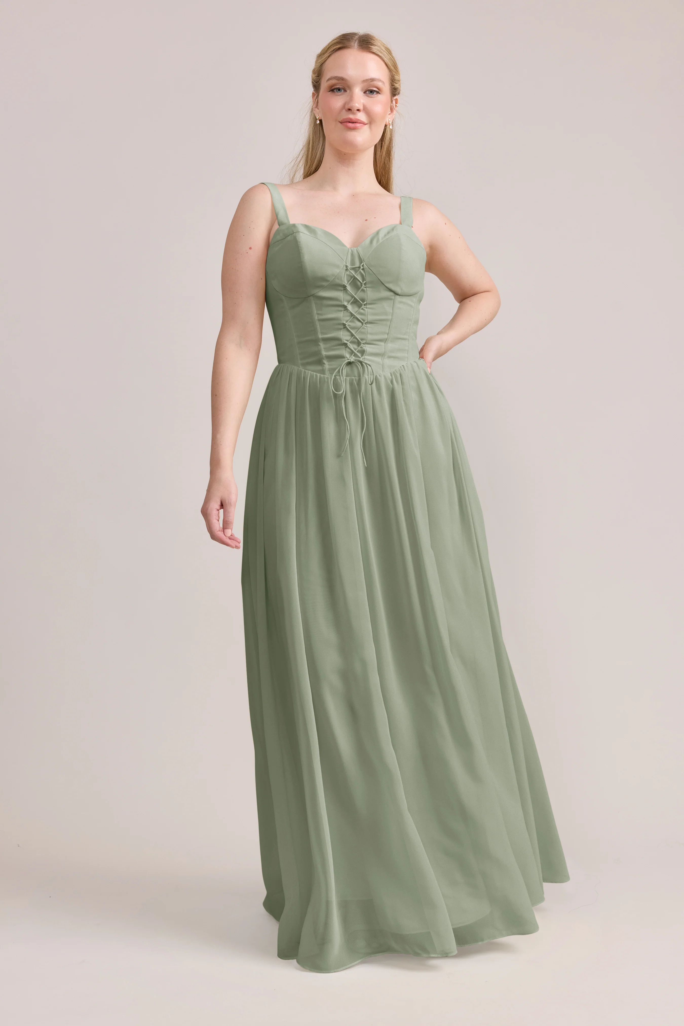 Alena Chiffon Dress | Made To Order - Image 81