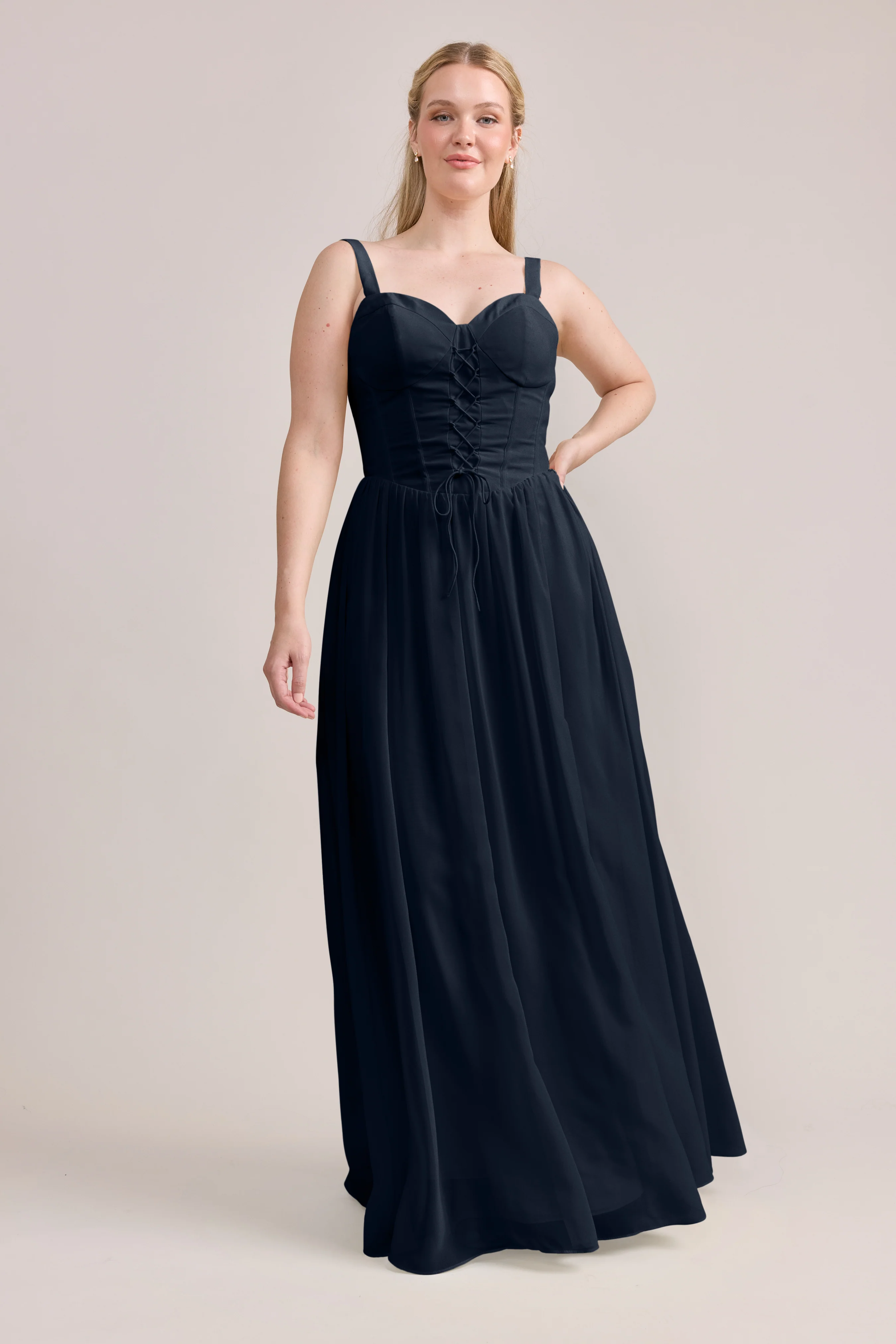Alena Chiffon Dress | Made To Order - Image 83