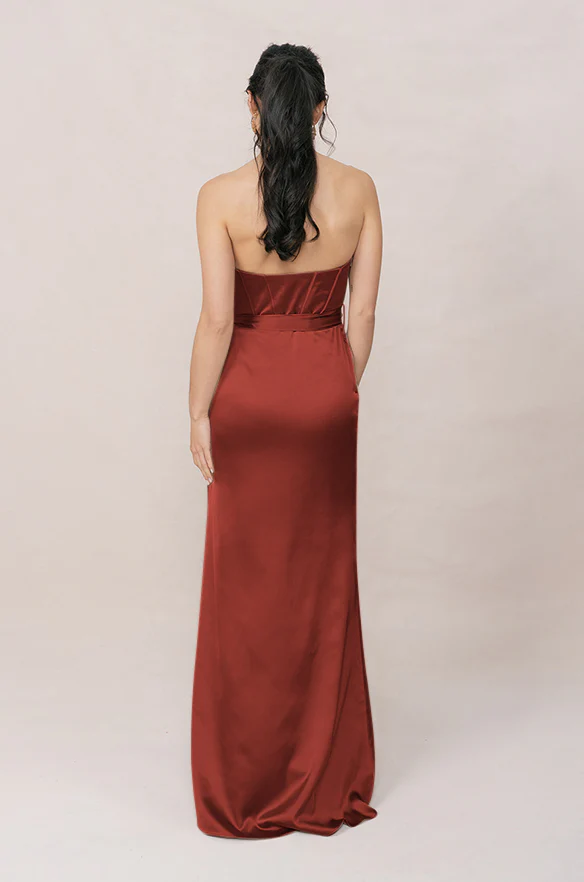 Amara Satin Dress | Made To Order - Image 103