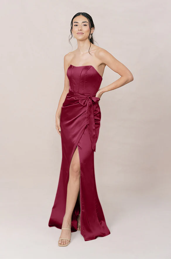 Amara Satin Dress | Made To Order - Image 14