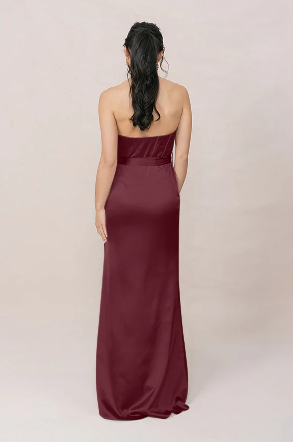 Amara Satin Dress | Made To Order - Image 23