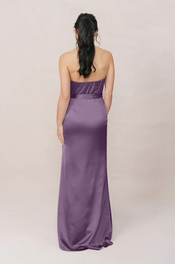 Amara Satin Dress | Made To Order - Image 35