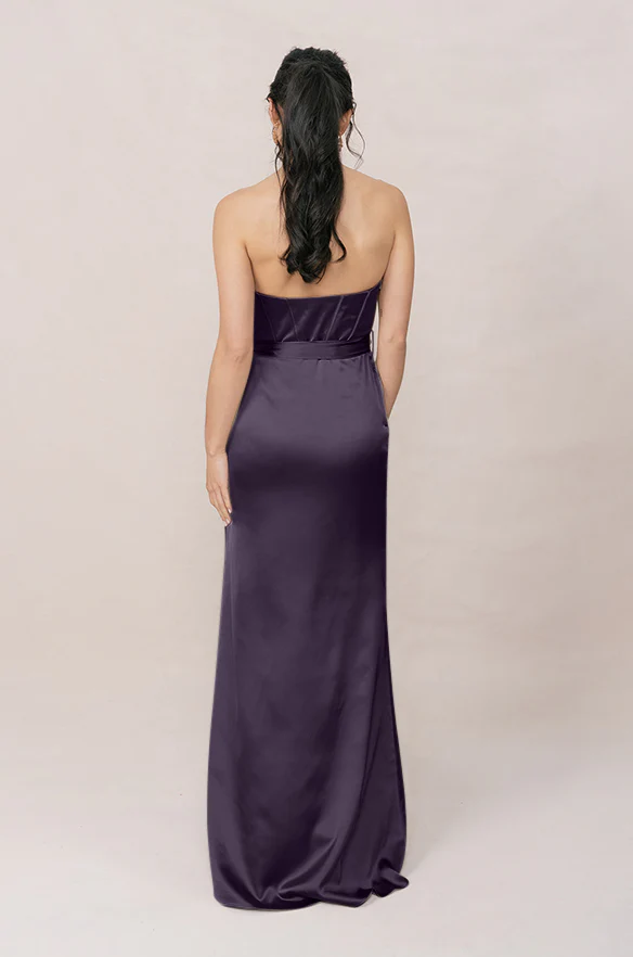 Amara Satin Dress | Made To Order - Image 37