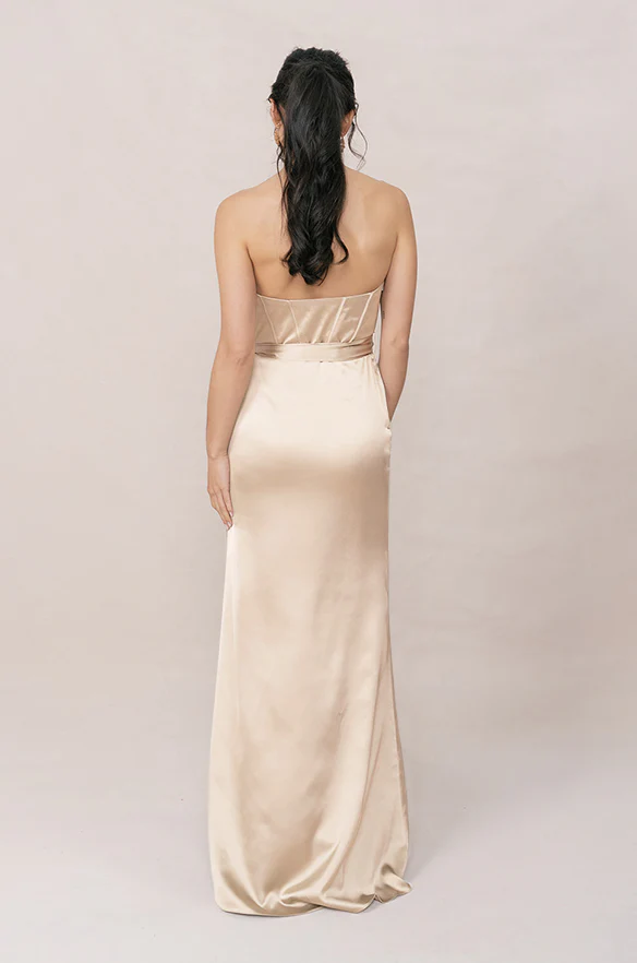 Amara Satin Dress | Made To Order - Image 47