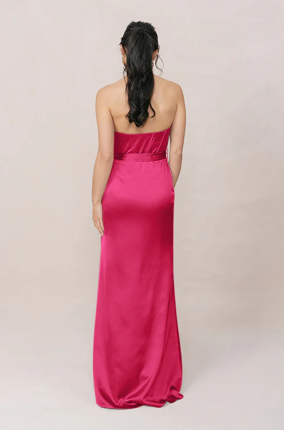 Amara Satin Dress | Made To Order - Image 53