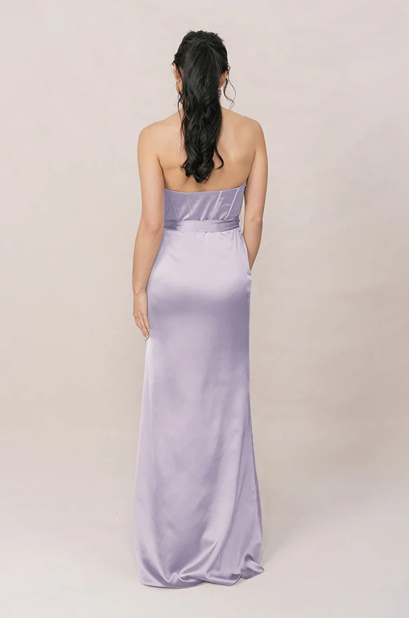 Amara Satin Dress | Made To Order - Image 59