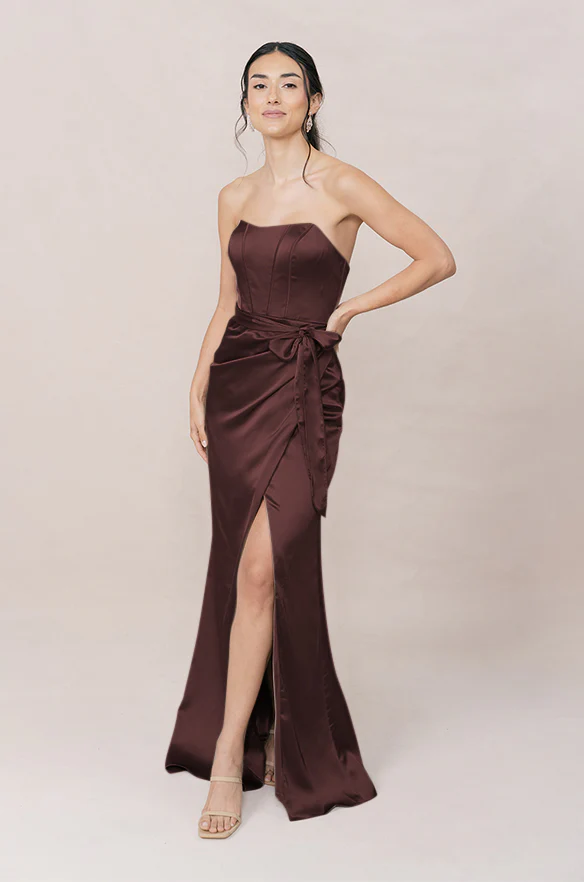Amara Satin Dress | Made To Order - Image 62