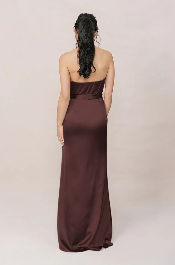 Amara Satin Dress | Made To Order - Image 63