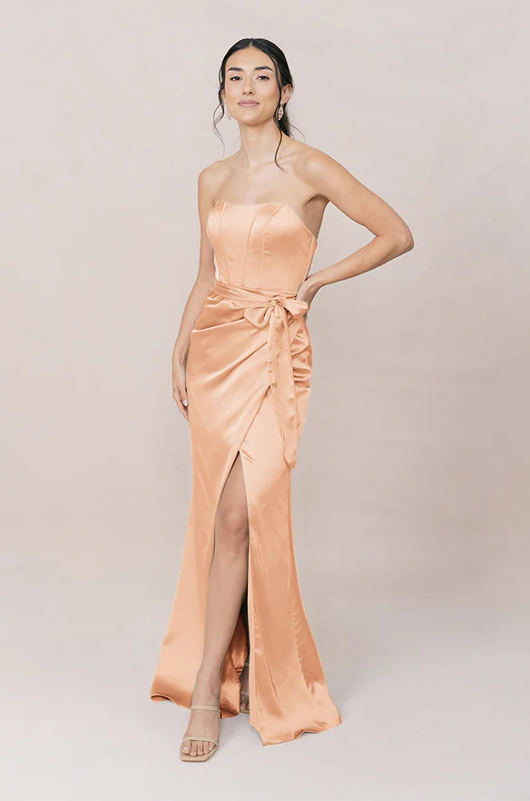 Amara Satin Dress | Made To Order - Image 74