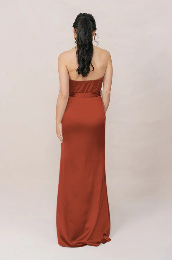 Amara Satin Dress | Made To Order - Image 89