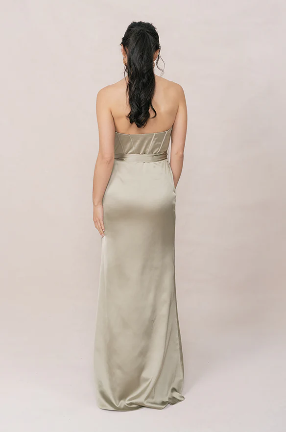 Amara Satin Dress | Made To Order - Image 93