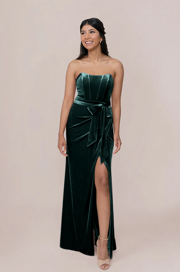 Amara Velvet Dress | Made To Order - Image 10