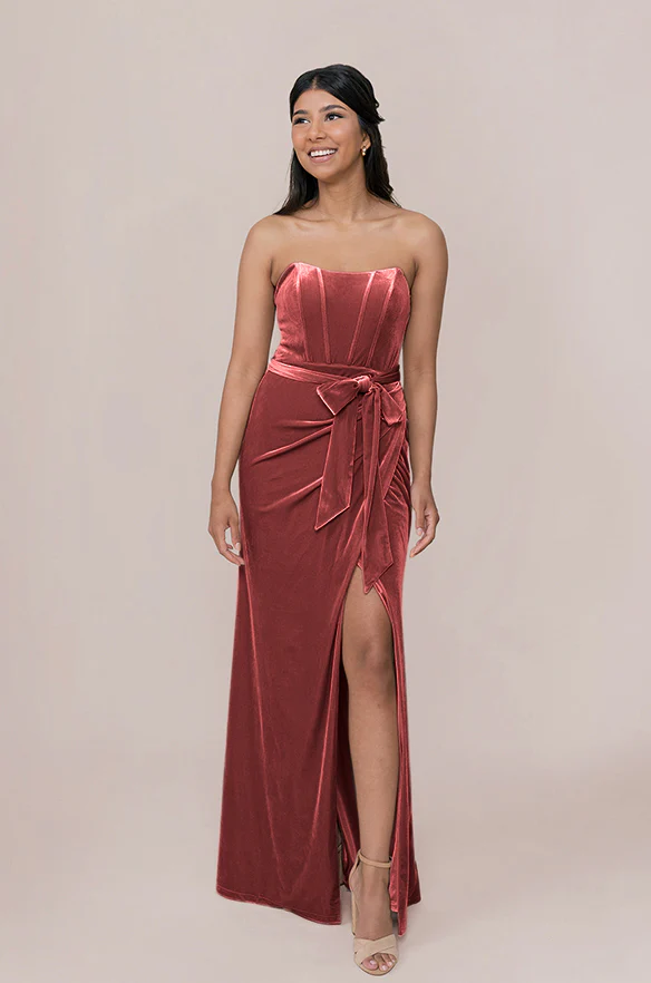 Amara Velvet Dress | Made To Order - Image 13