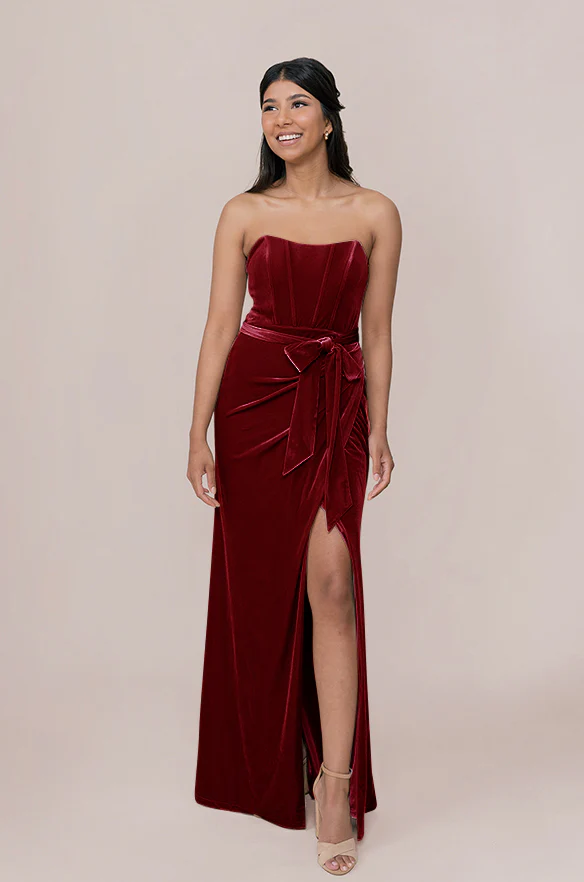 Amara Velvet Dress | Made To Order - Image 21