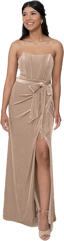 Amara Velvet Dress | Made To Order - Image 32
