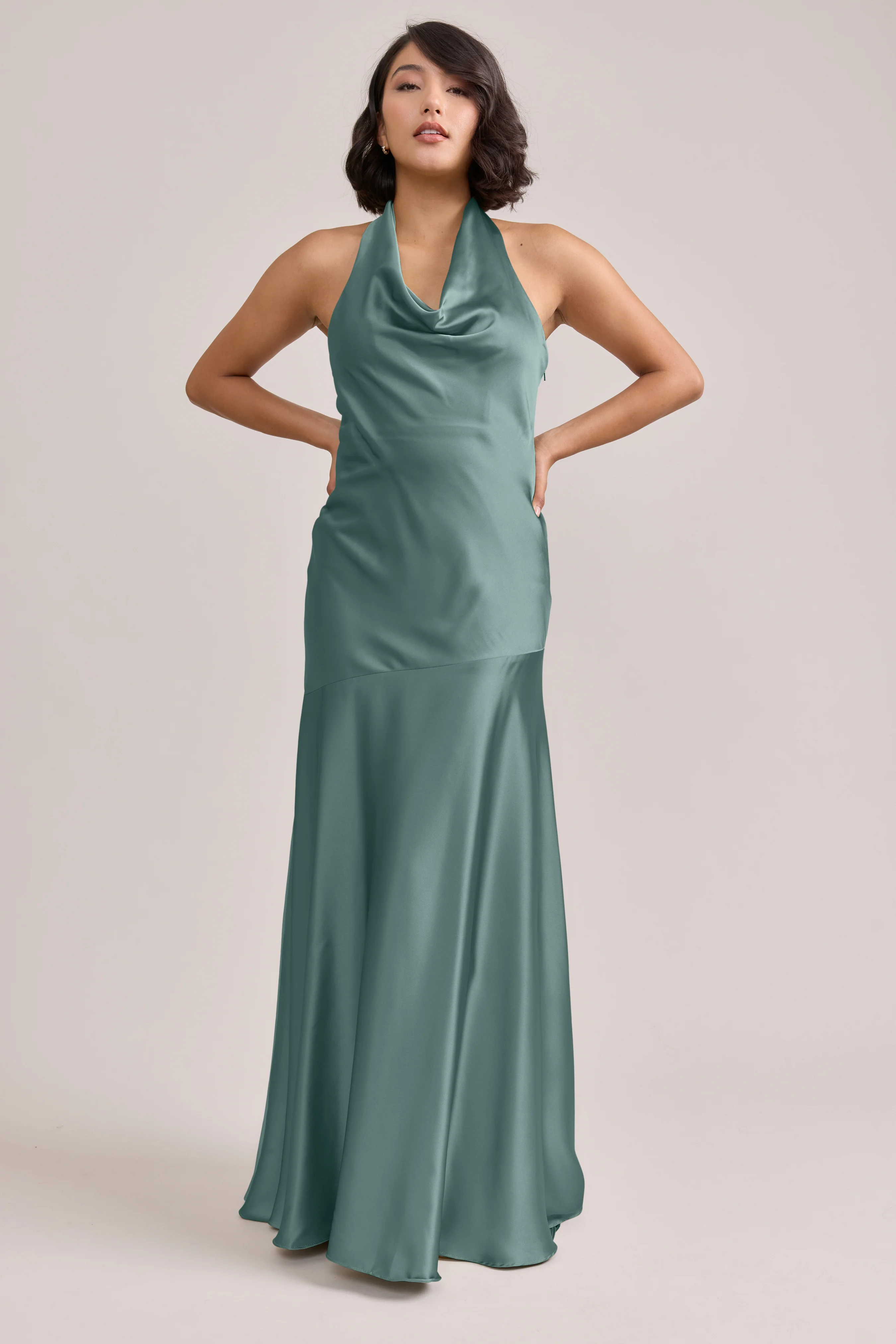 Amaya Satin Dress | Made To Order - Image 125