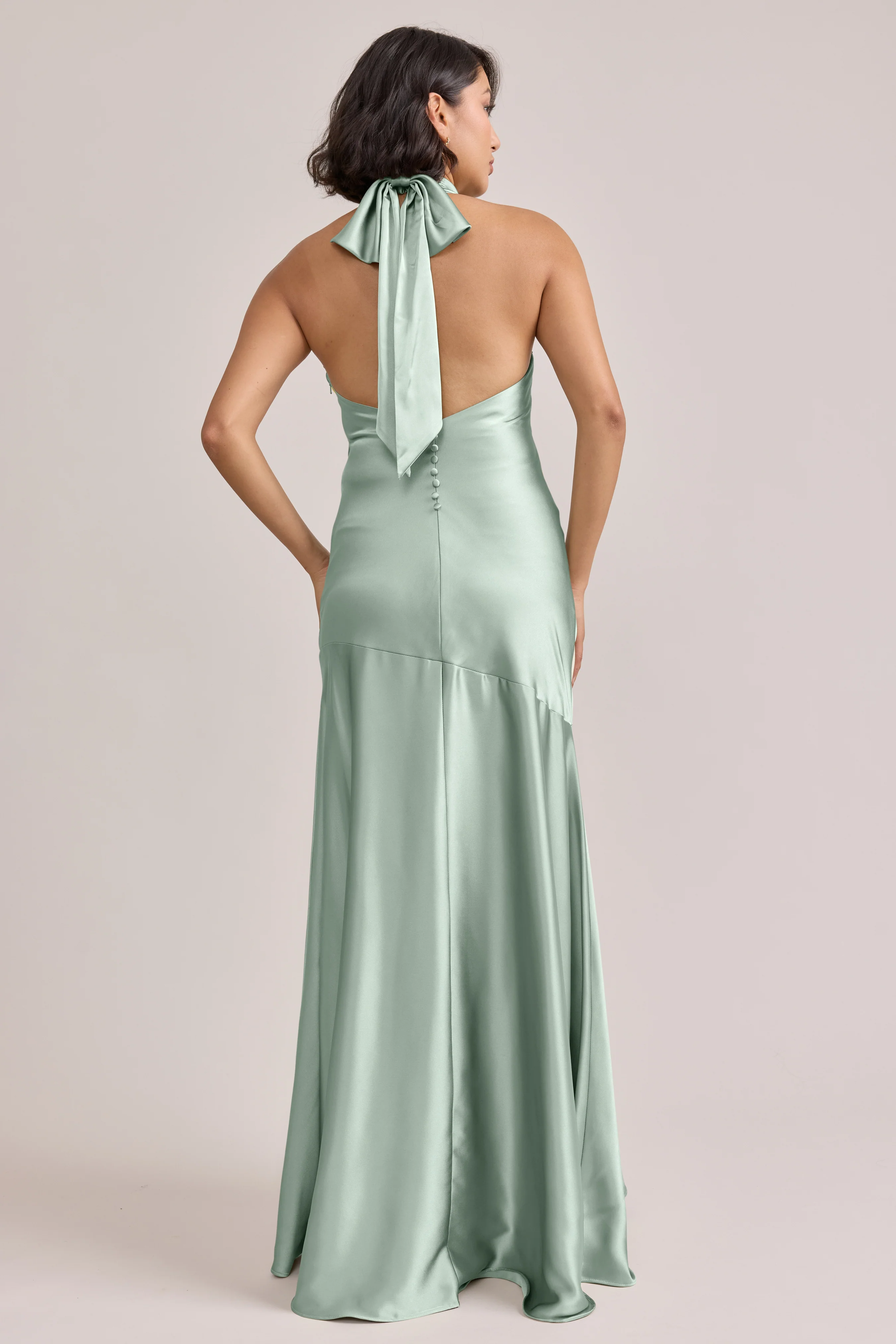 Amaya Satin Dress | Made To Order - Image 135