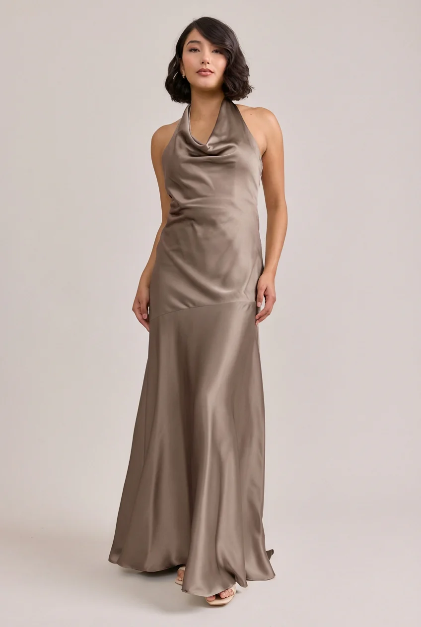 Amaya Satin Dress | Made To Order - Image 215