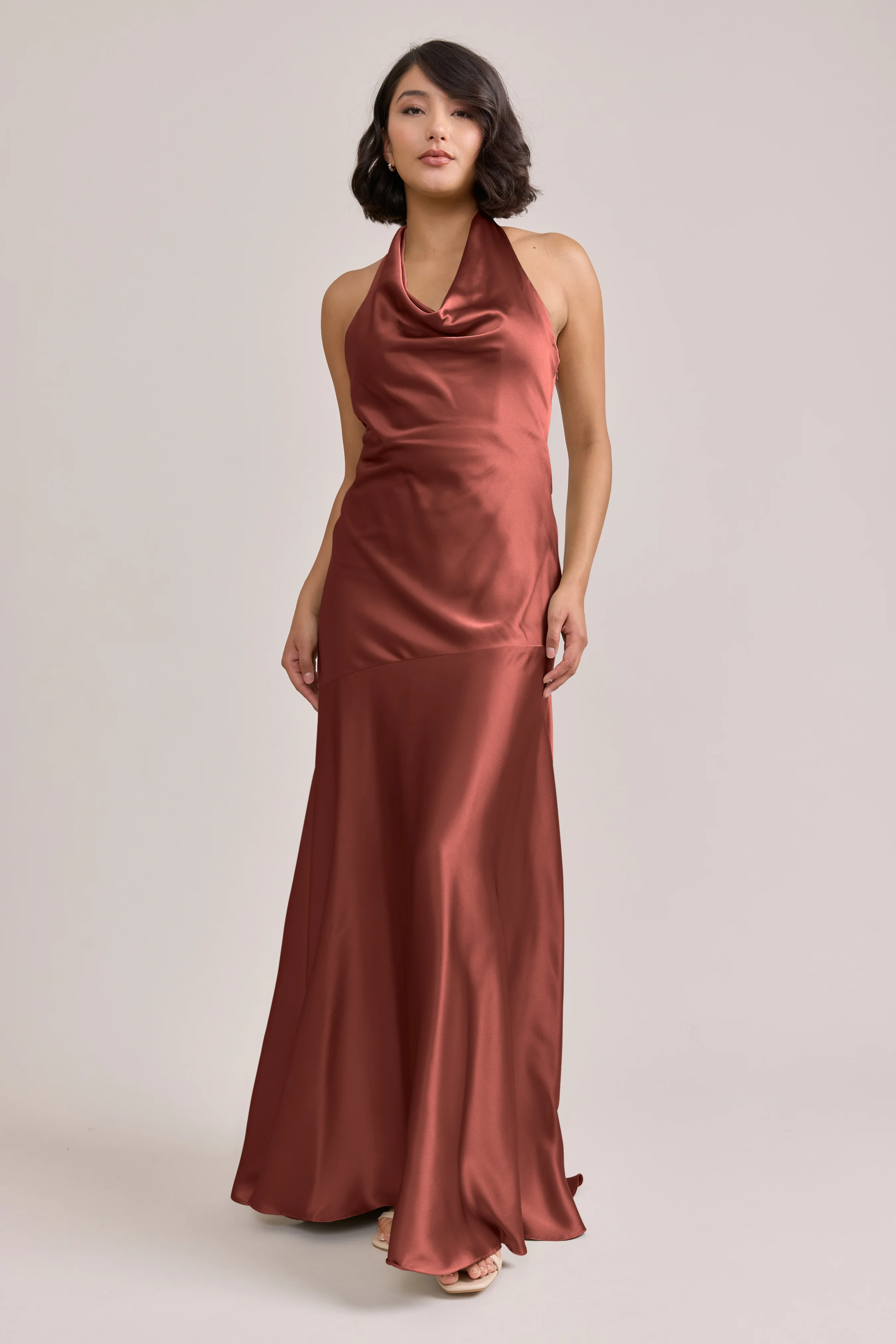Amaya Satin Dress | Made To Order - Image 24