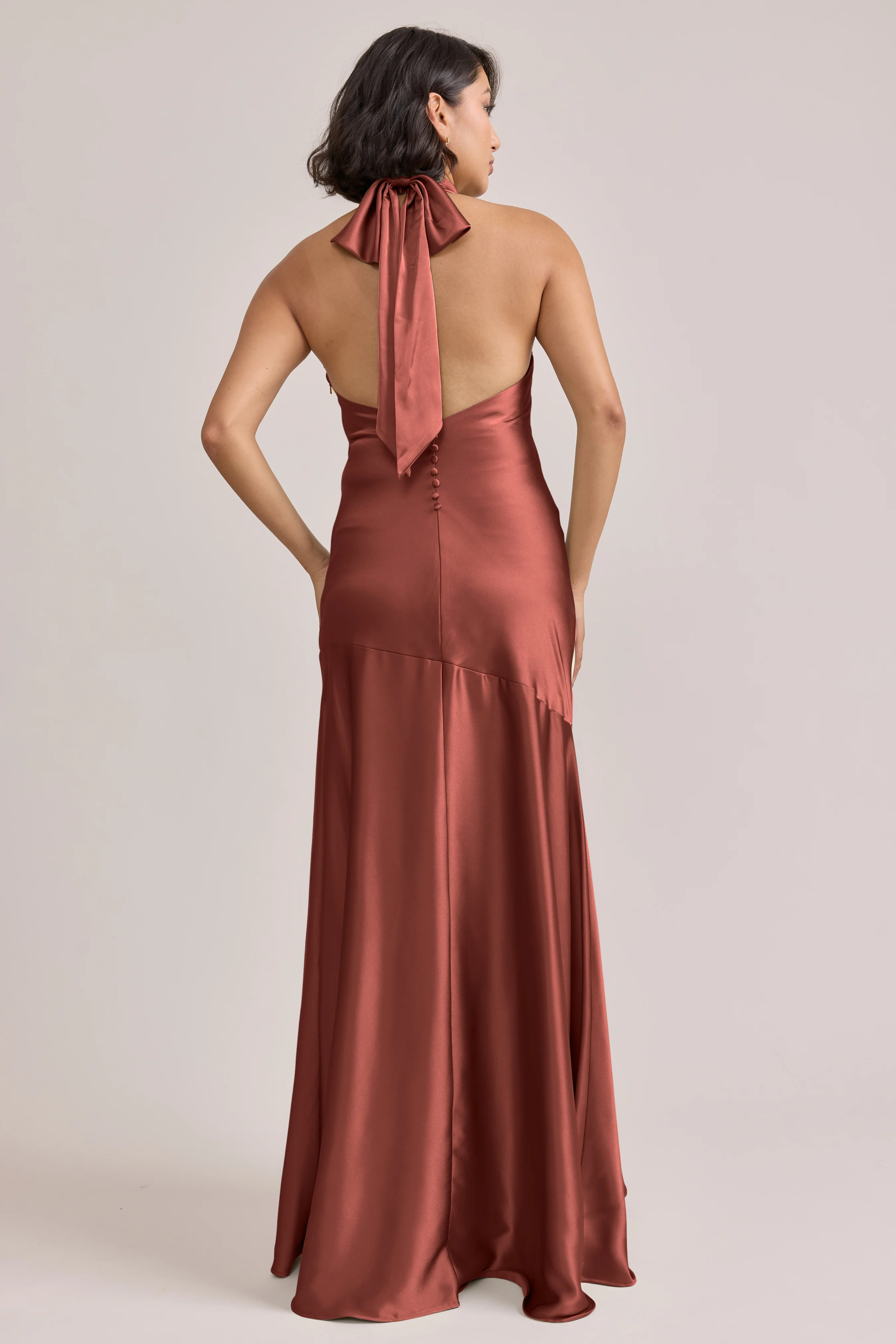 Amaya Satin Dress | Made To Order - Image 26