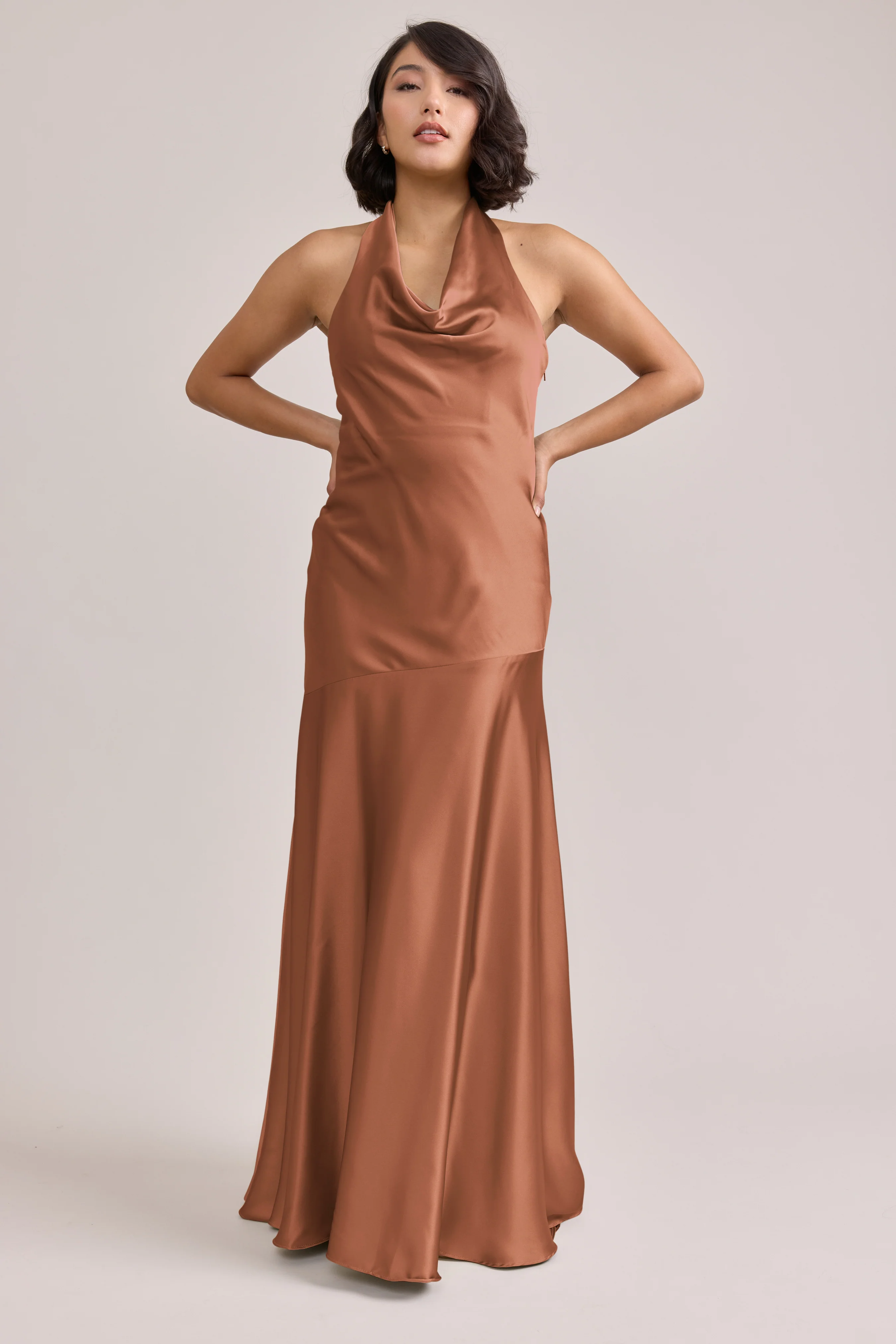 Amaya Satin Dress | Made To Order - Image 30