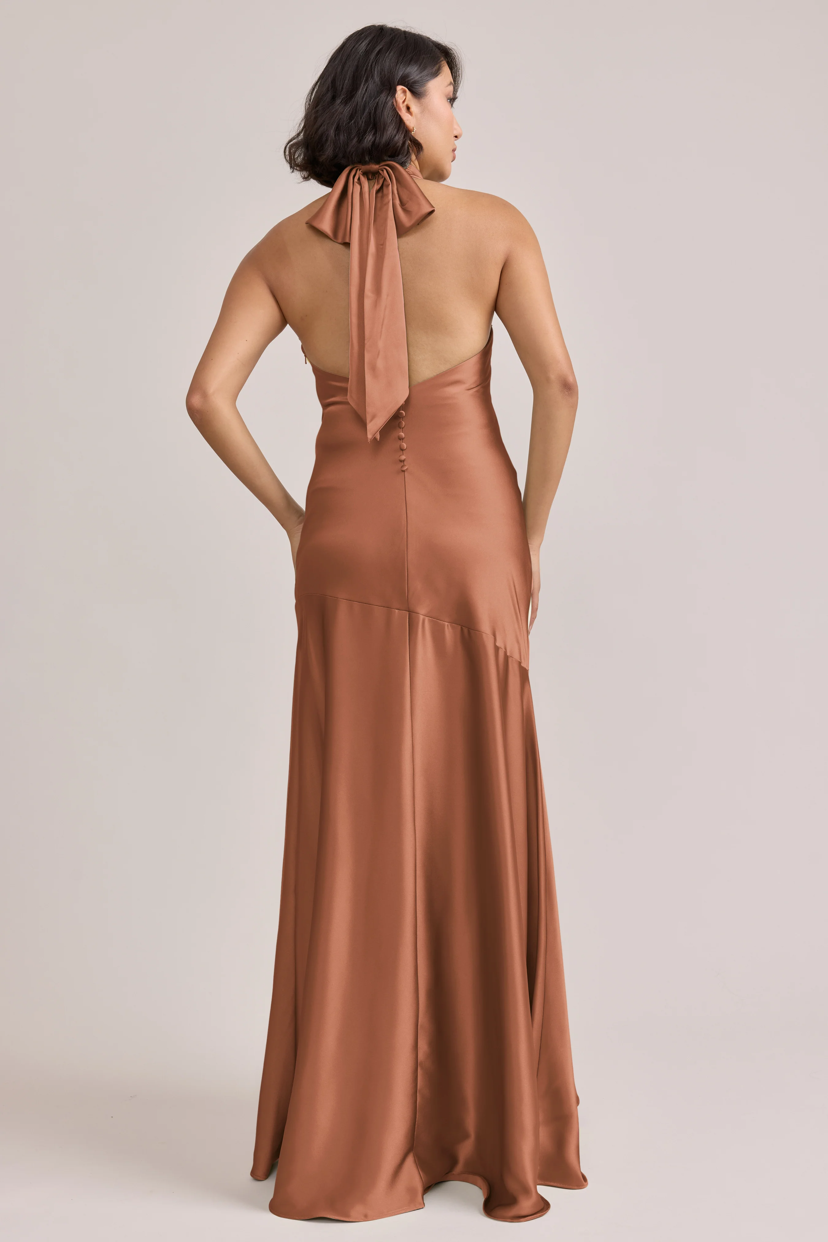 Amaya Satin Dress | Made To Order - Image 31