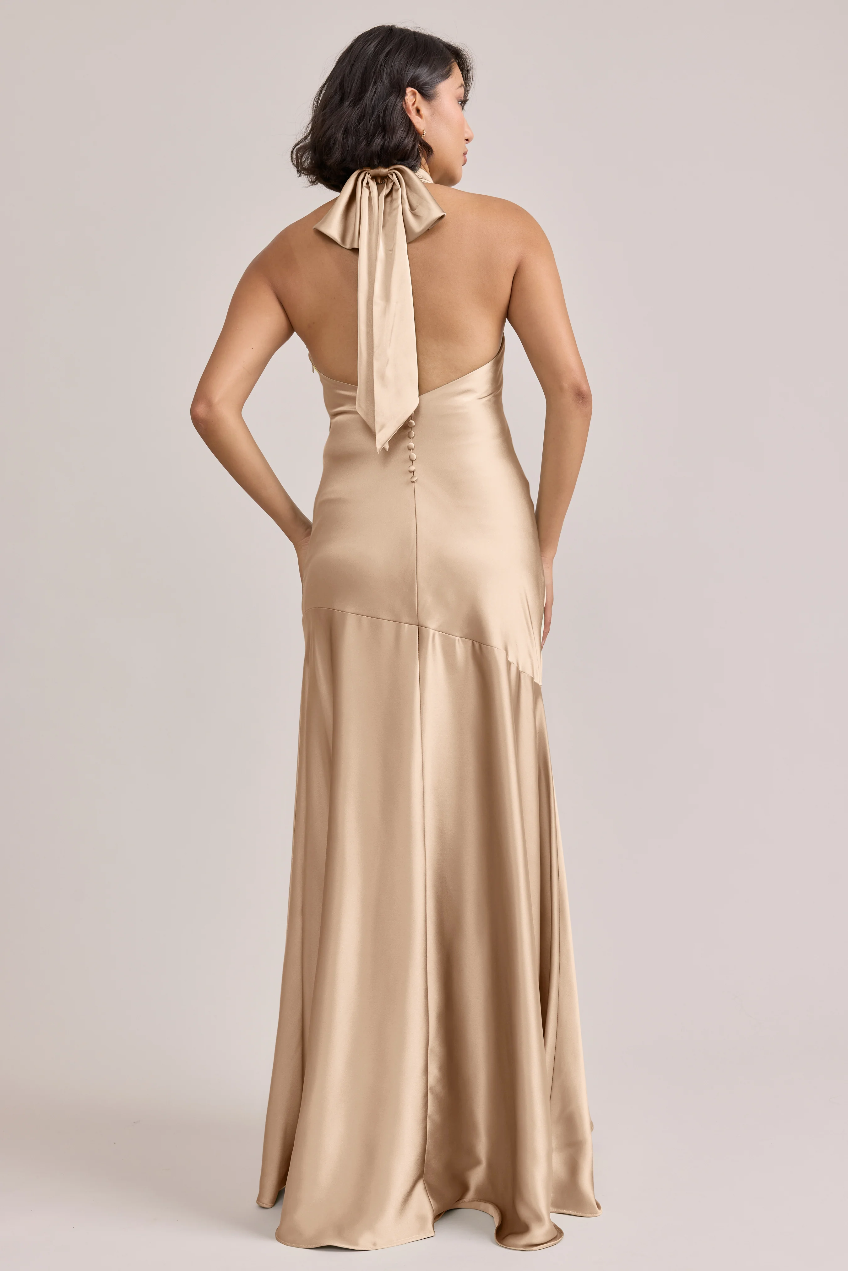Amaya Satin Dress | Made To Order - Image 63