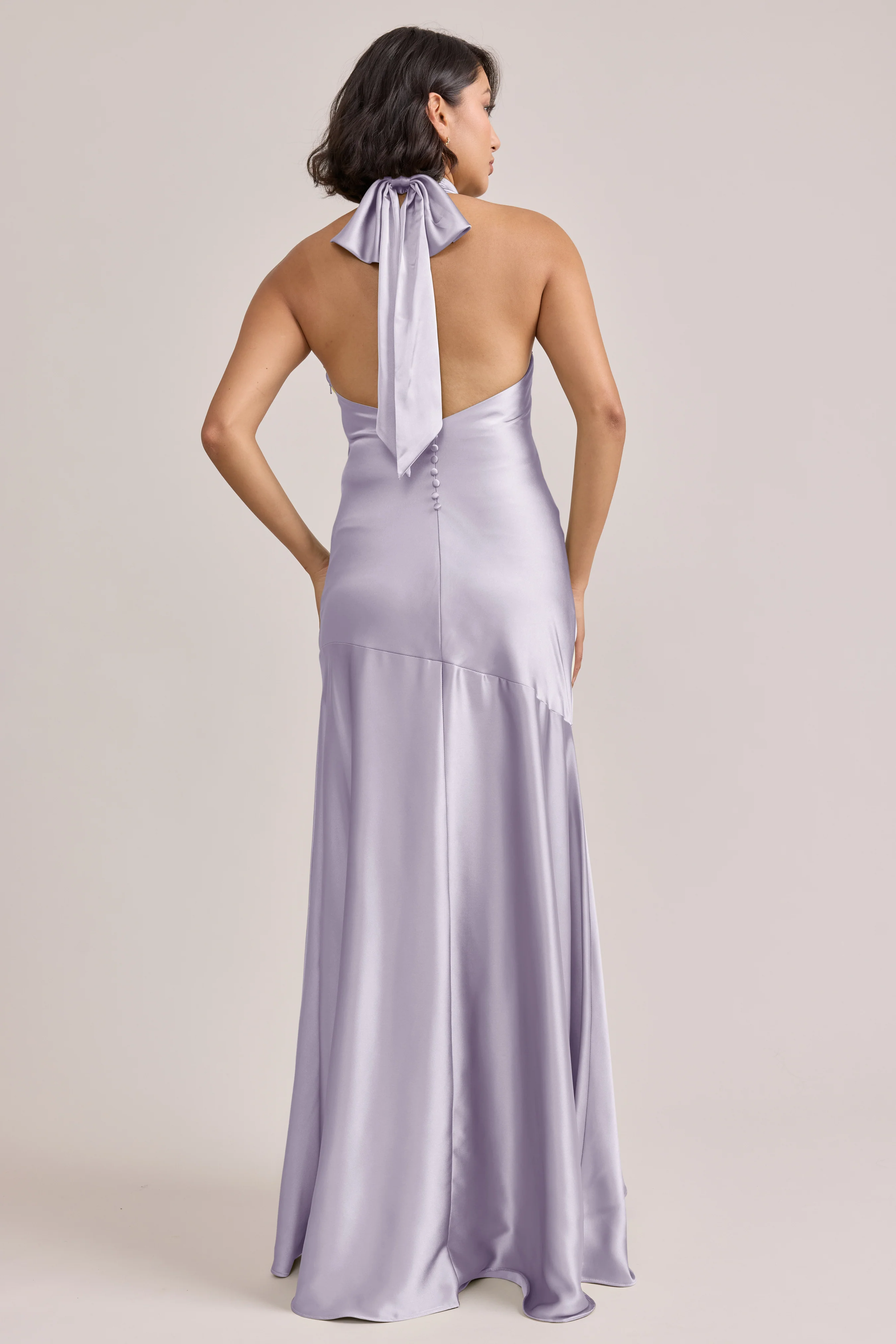 Amaya Satin Dress | Made To Order - Image 75