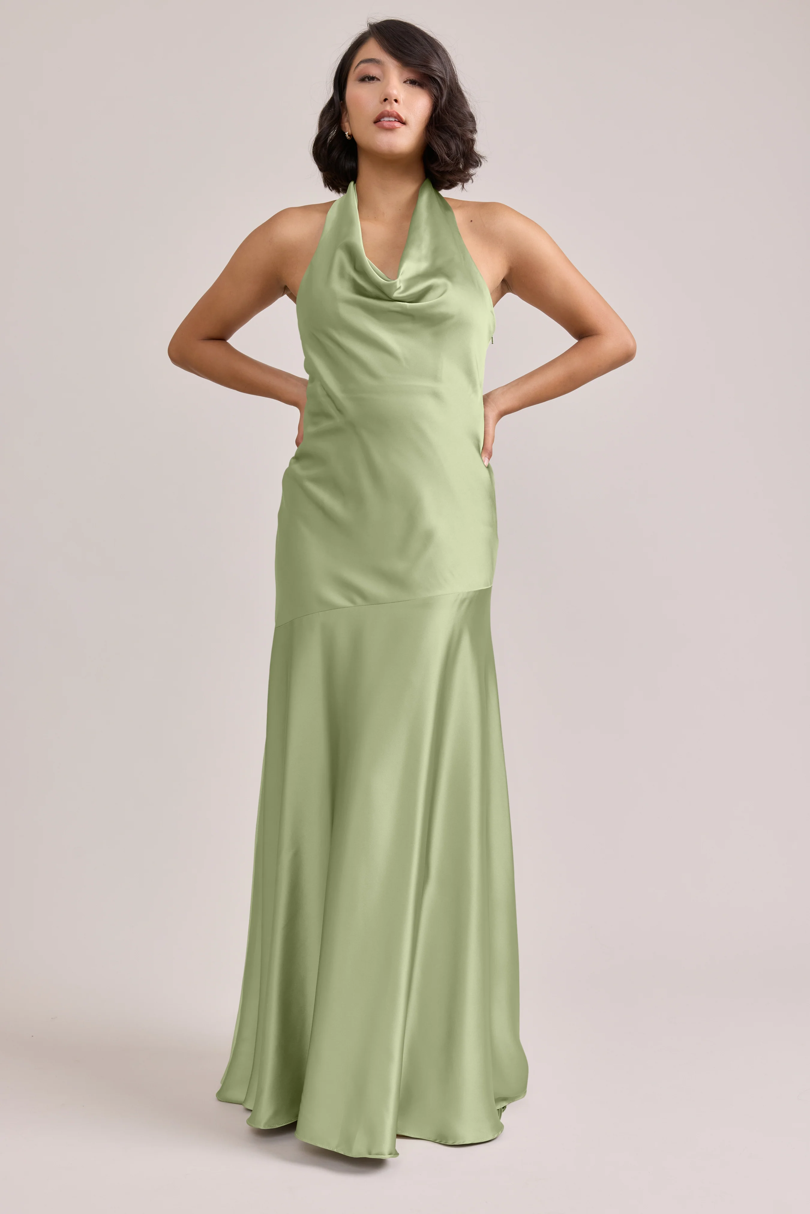 Amaya Satin Dress | Made To Order - Image 86