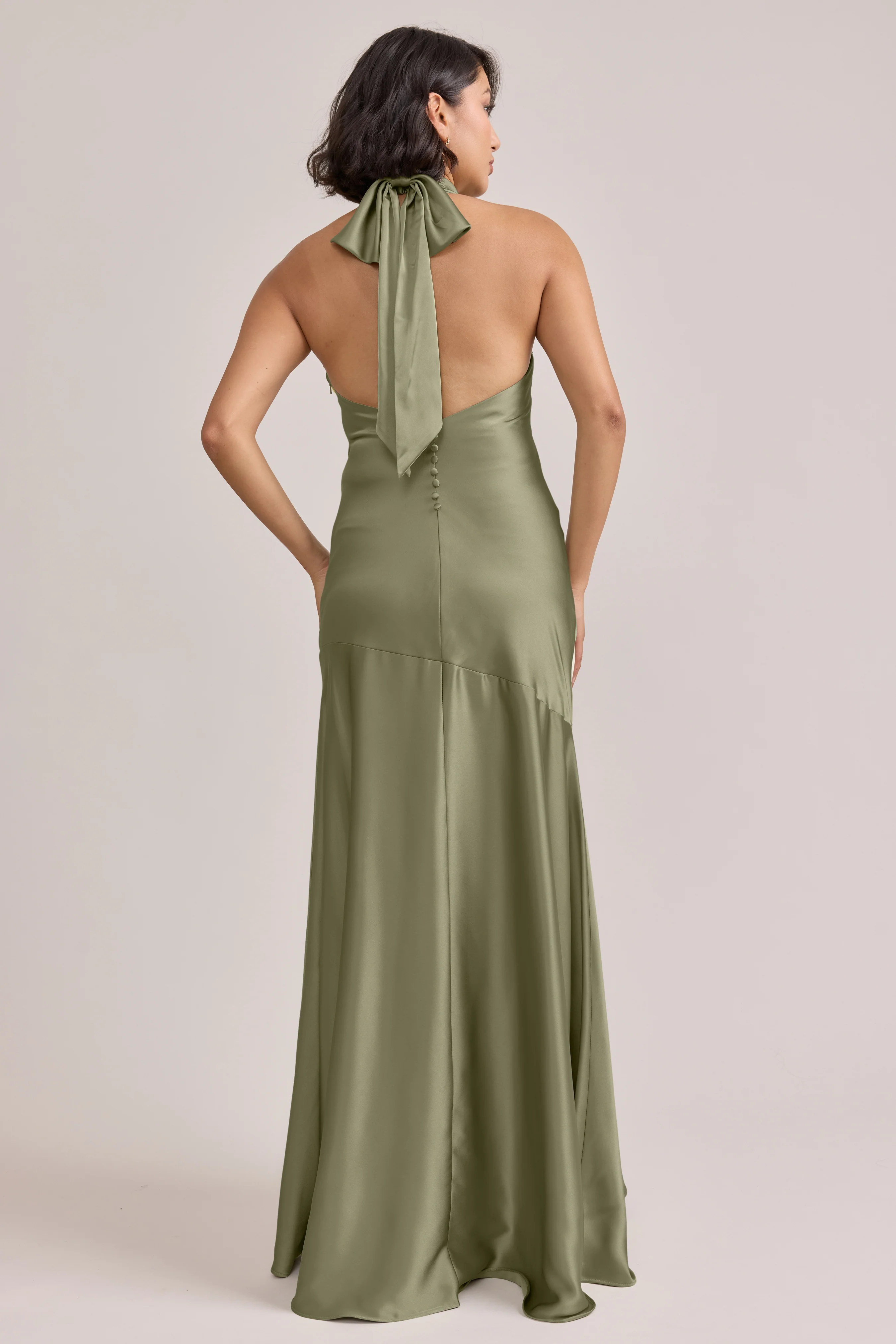 Amaya Satin Dress | Made To Order - Image 93