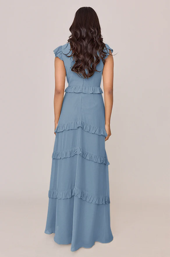 Amelia Chiffon Dress | Made To Order - Image 40