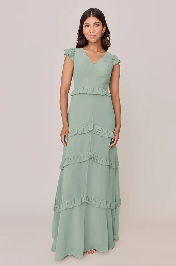 Amelia Chiffon Dress | Made To Order - Image 83