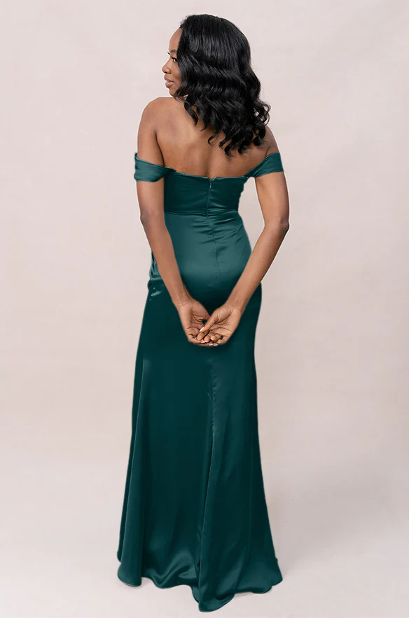 Ariel Convertible Satin Dress | Made To Order - Image 93