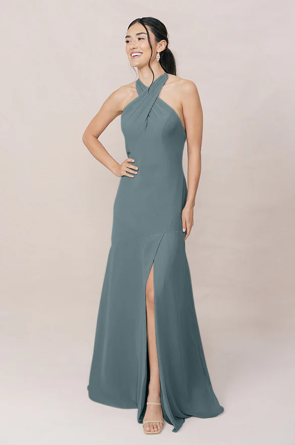 Athena Chiffon Dress | Made To Order - Image 48
