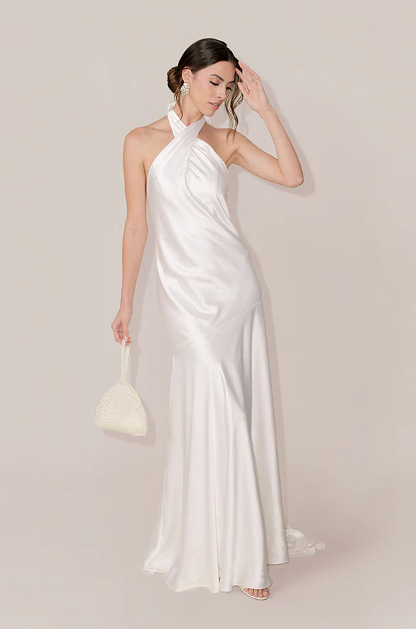 Athena Satin Bridal Gown | Made To Order - Image 3