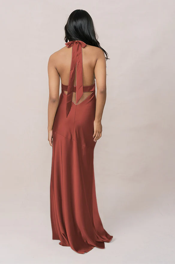 Athena Satin Dress | Made To Order - Image 20