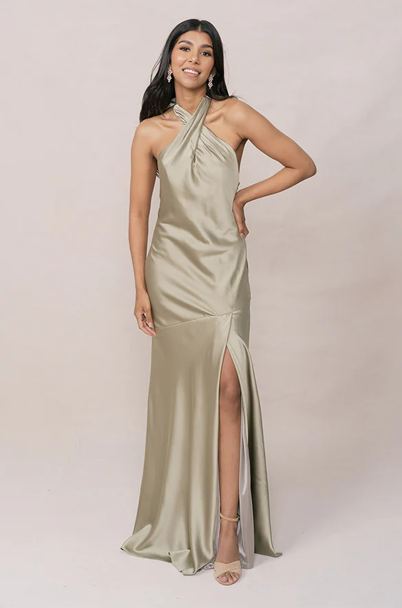 Athena Satin Dress | Made To Order - Image 87