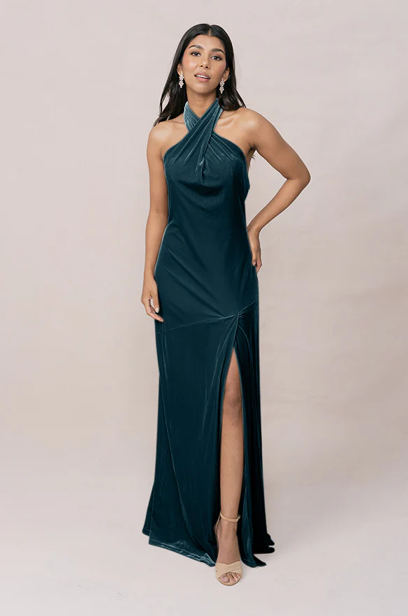 Athena Velvet Dress | Made To Order - Image 44