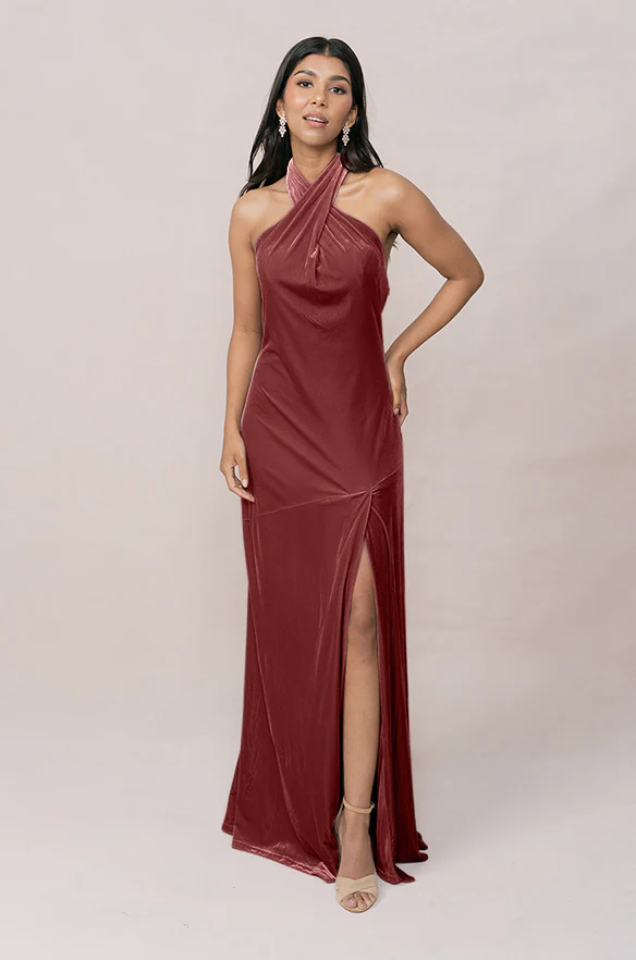 Athena Velvet Dress | Made To Order - Image 49