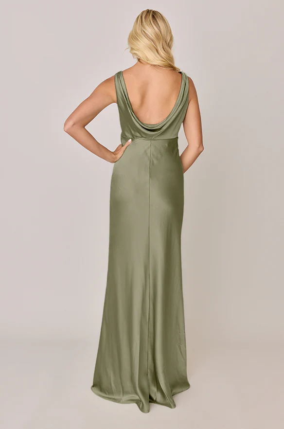 Audrey Satin Dress | Made To Order - Image 104