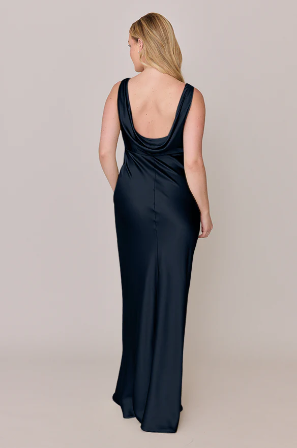 Audrey Satin Dress | Made To Order - Image 106