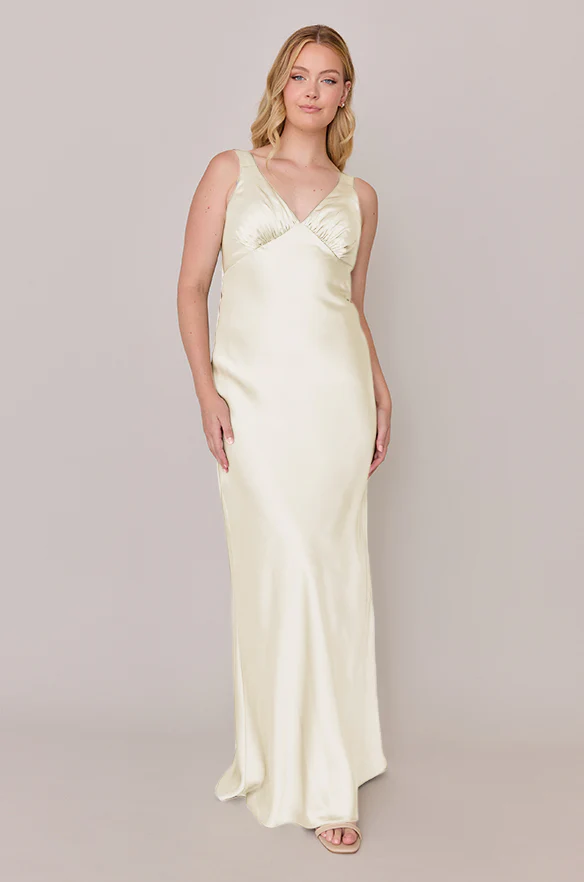 Audrey Satin Dress | Made To Order - Image 109